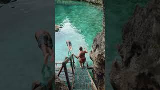 Twin Lagoon a must visit in #philippines #lagoon #blue #coron #couples