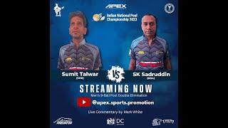 Sumit Talwar (CHG) vs Sk Sadruddin (GOA) 9 Ball Men Indian National Pool Championship