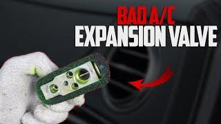 4 Symptoms of a Bad A/C Expansion Valve & Replacement Cost