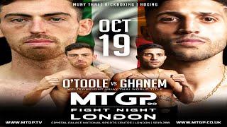 Amro Ghanem vs Dano O´Toole //MTGP World Title//MTGP x BXGP Fight Night 90//19.10.2024//London
