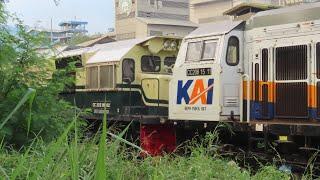 TERABAS POHON‼️ KERETA BLUSUKAN | PENARIKAN LOKOMOTIF CC206 DARI JAWA - SUMATERA OLEH CC202 VINTAGE