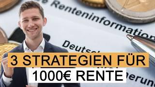 1.000€ extra Rente: So viel musst du dafür wirklich sparen! (3 Optionen)