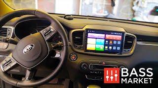 Установка магнитолы Red Power на Android, KIA Sorento Prime. BASS MARKET