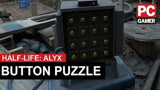 Half-Life: Alyx Button Puzzle Solution