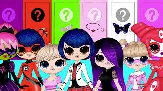 Miraculous Ladybug : Kagami, Juleka, Rose and Mistery Closets - DIY Paper Dolls & Crafts