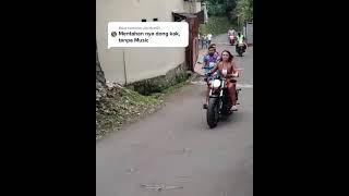 Andin dan Aldebaran touring naik moge