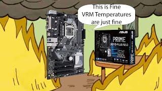 How to PERMANENTLY FIX high motherboard VRM temperatures throttling performance