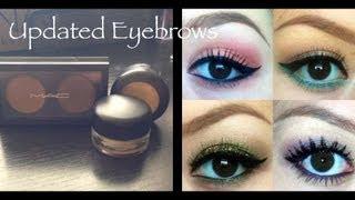 HOW TO: fill in your eyebrows using MAC fluidline brow gel in Dirty Blonde