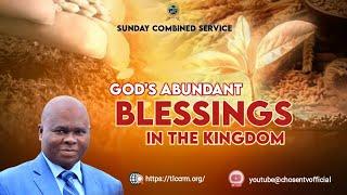 SCS25082024 – GOD'S ABUNDANT BLESSINGS IN THE KINGDOM – WITH PST. LAZARUS MUOKA