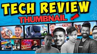 Tech Review Channel thumbnail kaise banaye || How to make thumbnail for Tech Videos