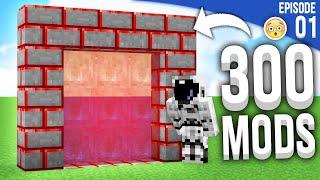 J'AI INSTALLÉ 300 MODS SUR MINECRAFT ET... | Minecraft Moddé S5 | Episode 1