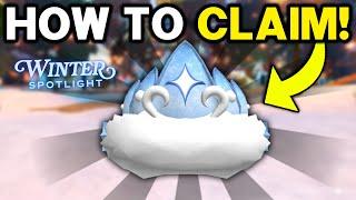 How to get Cloudy Ice Crown for FREE!! | Winter Spotlight Roblox