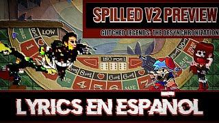 Spilled V2 | Vs Cuphead/FNF Glitched Legends 3.0 Preview (Lyrics en Español)