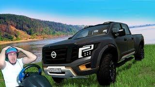 ЕДЕМ С ДРУГОМ НА РЫБАЛКУ НА НОВОМ ПИКАПЕ - CITY CAR DRIVING + РУЛЬ