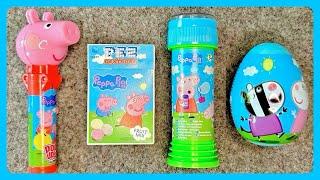 Satisfying Peppa Pig Video | Candy ASMR | Lollipops Surprise Egg and Sweets opening | funny video