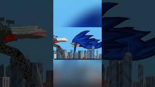 Shin sonic VS Plane exe #music #beats #shin #animation #exe