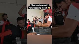 Most controversial Armwrestling match in India - Shivanshu Kaushik vs Thejas Gopi #armwrestling