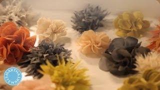 Easy Fabric Floral Brooch - Martha Stewart