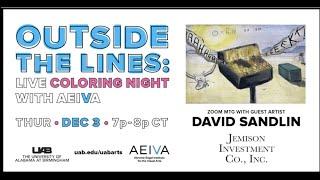 Outside the Lines LIVE Coloring Night with AEIVA ft. David Sandlin