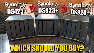 Synology DS923+ vs DS423+ vs DS920+ NAS Comparison