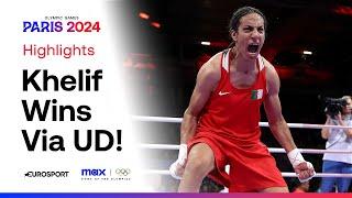 Algeria's Imane Khelif through to Olympic semi-finals  | #Paris2024 #Olympics