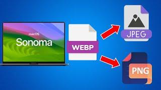 How to convert WebP to JPEG or PNG on Mac