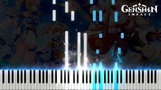 ｢Mesmerizing Waves｣ - Golden Apple Archipelago Genshin Impact OST Piano Cover [Sheet Music]