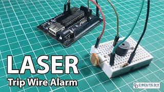 Laser Alarm Security System   Electronics Projects