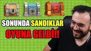 SONUNDA SANDIKLAR OYUNA GELDİ! 3 BEDAVA SANDIKLA BERABER!İLK SANDIK AÇILIMI!(CLASH OF CLANS)