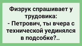 Как Трудовик Петрович с Техничкой  в Подсобке Уединился! Сборник Свежих Смешных Жизненных Анекдотов!