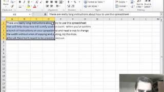 Excel Video 260 Use Fill Justify to Manage Text