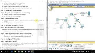 [CCNA S4] 8.1.2.5 Packet Tracer - Configuring Syslog and NTP