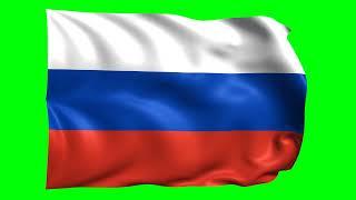 Russia Waving Flag Green Screen Animation | 3D Flag Animation | Royalty-Free