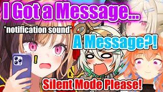 Everyone Calls Out Gigi When She Gets a Message Mid-Stream【Hololive EN】