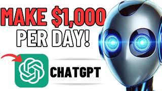 How I Make $1,000/Day Using ChatGPT – My Complete Step-by-Step Guide!