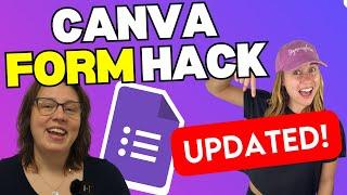 How to ADD and EMBED a FORM on Your Canva Website - UPDATED 2025