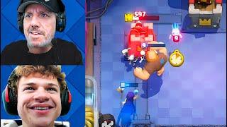 Coaching My Dad in Clash Royale!