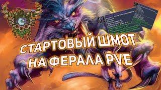 Гайд на стартовый гир на ферала PvE | Guide starting Gear for Feral PvE