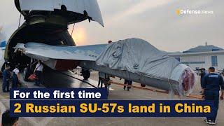 Russian Fifth Generation SU-57 Stealth Fighter Jet Lands in China