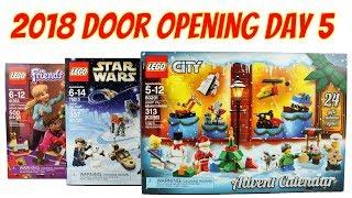 Opening Every 2018 LEGO Advent Calendar Door - Day 5 of 24