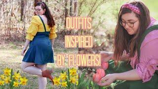 Styling Outfits Inspired by Spring Flowers! | Kayla Marie