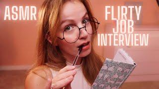 ASMR FLIRTY JOB INTERVIEW [asmr roleplay]