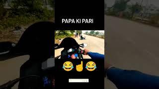 kawasaki  ninja s2r S accident  of school girl very funny video