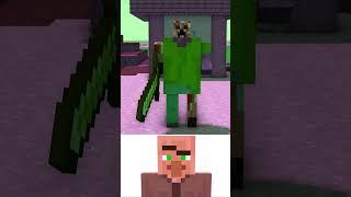 (Creeper) Minecraft Villager Oi Oi Oi meme #shorts #minecraft