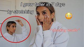 I grew taller in 7 days!! Here’s how I did it