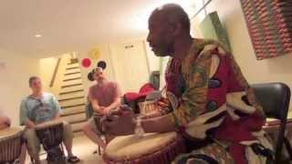 Ibrahima Camara with us in Boston - History