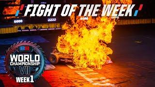 BattleBots Fight of the Week: Free Shipping vs. Gigabyte - from World Championship VII