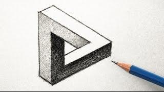 How to Draw an Optical Illusion Triangle the Easy Way