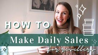 How to Make Daily Sales Reselling on Poshmark, Ebay and More!