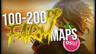 osu! | 100 - 200pp | 5 EASY DT Farm Maps In osu!! #3